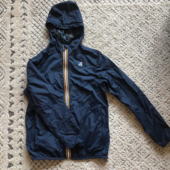 K-Way Jackets & Blazers - K-Way Navy Blue Windbreaker XS Worn, but no Flaws